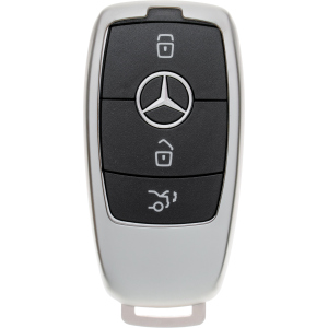 Чохол для автоключа LaManche Mercedes Silver (Benz-B01K_slv) краща модель в Ужгороді