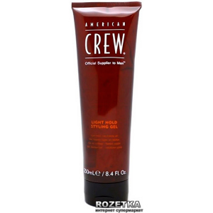 Гель American Crew Light Hold Styling Gel для слабой фиксации волос 250 мл (669316076057) в Ужгороде