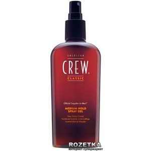 Спрей-гель для волосся American Crew Medium Hold Spray Gel середньої фіксації 250 мл (738678151846) ТОП в Ужгороді