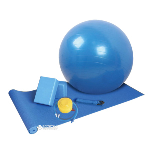 Набір для йоги LiveUp Training Set Blue (LS3243) краща модель в Ужгороді