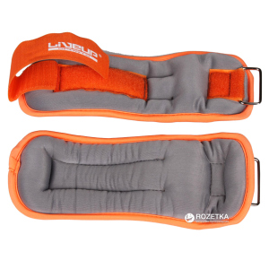 Утяжелители LiveUp Wrist/Ankle Weights 2 шт по 0.5 кг Orange-Grey (LS3049-05) лучшая модель в Ужгороде