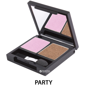 Тіні для повік Zuii Organic Duo Eyeshadow Palette 3.5 г Party (812144011725) ТОП в Ужгороді