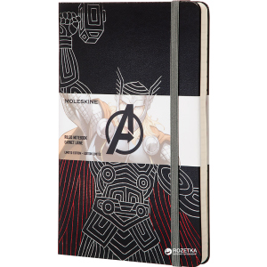 Записная книга Moleskine Avengers 13 х 21 см 240 страниц в линейку Thor (8055002852746) лучшая модель в Ужгороде