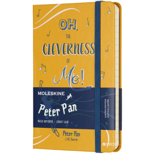 Записная книга Moleskine Peter Pan 9 х 14 см 192 страницы в линейку Жёлтая (8055002855471) рейтинг