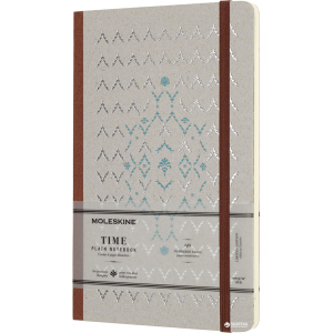 Записная книга Moleskine Time 13 х 21 см 140 страниц без линовки Коричневая (8058341710791) в Ужгороде