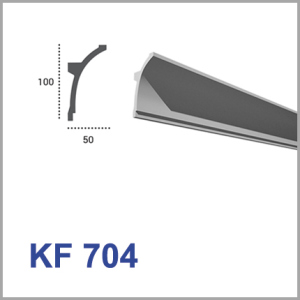 Карниз для прихованого освітлення Tesori KF 704 200см краща модель в Ужгороді