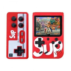 Портативная игровая ретро приставка SUP Game Box 400 игр Dendy 8bit SUP Game Box Red с джойстиком (665884)