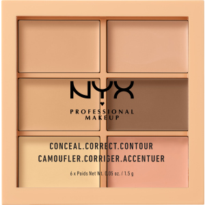 Палетка кремових консилерів NYX Professional Makeup 3C Palette - Conceal, Correct, Contour 01 Light 9 г (800897831479) краща модель в Ужгороді