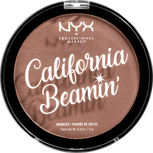 Пудра-бронзер для лица и тела NYX Professional Makeup California Beamin Face & Body Bronzer 01 Free Spirit 14 г (800897188092) ТОП в Ужгороде