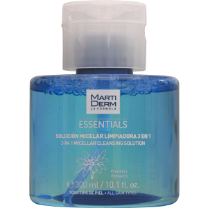 Міцелярний розчин MartiDerm Essentials Micellar Solution Cleanser 3in1 Очищаючий 300 мл (8437000435860) ТОП в Ужгороді