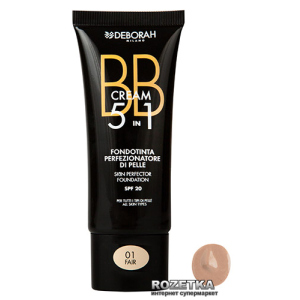 Тональный крем Deborah BB Cream SPF20 увлажняющий 01 Fair (8009518135688) ТОП в Ужгороде