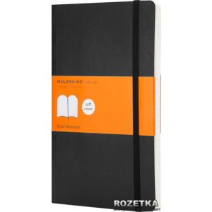 Нотатник Moleskine Classic 13 х 21 см 192 сторінки в лінійку Чорна (9788883707162) ТОП в Ужгороді