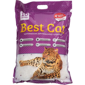 Наповнювач для котячого туалету Best Cat Purple lawanda Силікагелевий поглинаючий 4 кг (10 л) (SGL010/6907396109635) краща модель в Ужгороді