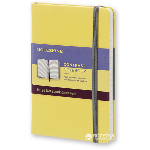 Нотатник Moleskine Contrast 9 х 14 см 192 сторінок у лінійку Цитрус (8055002851404) краща модель в Ужгороді