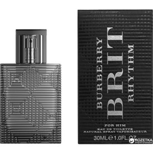 Туалетна вода для чоловіків Burberry Вrit Rhythm for Men 30 мл (5045410636413/3614226905048) в Ужгороді