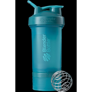 Шейкер BlenderBottle ProStak з кулькою 650 мл Блакитний (PS 22oz Teal) ТОП в Ужгороді