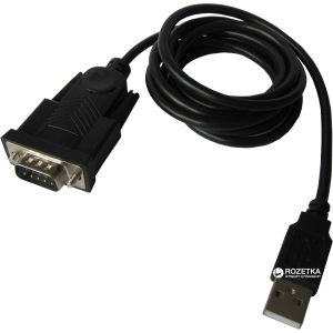 Адаптер Dynamode USB 2.0 A Male - RS-232 (COM) 1.5 м (FTDI-DB9M-02) надійний