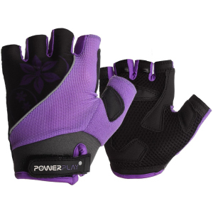 Велоперчатки жіночі PowerPlay 5281D XS Purple (5281D_XS_Purple) краща модель в Ужгороді