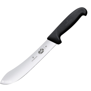 Профессиональный нож Victorinox Fibrox Butcher для снятия шкур 200 мм Black (5.7403.20) ТОП в Ужгороде