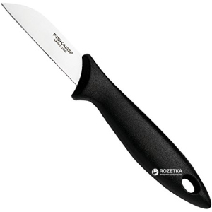 Кухонний ніж Fiskars Essential для чищення овочів 7 см Black (1023780) ТОП в Ужгороді