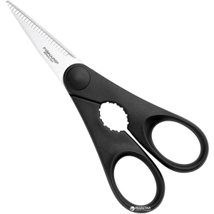 Ножницы кухонные Fiskars Essential с открывалкой 20 см Black (1023820) ТОП в Ужгороде