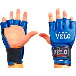 Рукавички для змішаних єдиноборств MMA Velo XL Blue (4024ULIZ-XL) краща модель в Ужгороді