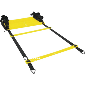 Координаційна драбинка LiveUp Agility Ladder 4 м Yellow-Black (LS3671-4)