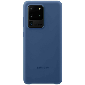 Панель Samsung Silicone Cover Samsung Galaxy S20 Ultra Navy Blue (EF-PG988TNEGRU) ТОП в Ужгороді