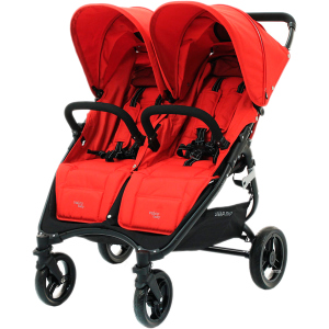 Прогулочная коляска для двойни Valco Baby Snap Duo Fire Red (9885) лучшая модель в Ужгороде