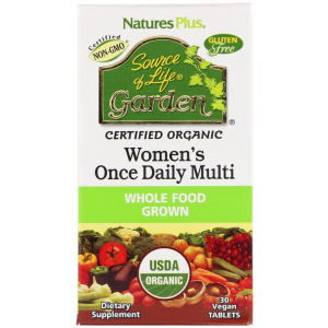 Витамины Nature's Plus Source of Life Garden Naturally Therapeutic Women's Once Daily Multi 30 таблеток (97467307476) лучшая модель в Ужгороде