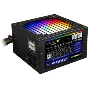 Блок живлення GameMax VP-500-M-RGB 500W надійний