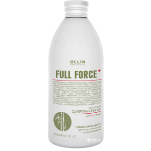 Очищающий шампунь для волос и кожи головы Ollin Professional Ollin Full Force с экстрактом бамбука 300 мл (4620753725614) ТОП в Ужгороде