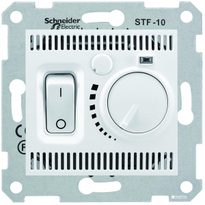Терморегулятор Schneider Electric Sedna з температурним датчиком 10 A - 230 В Білий (SDN6000321)