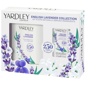 Набор для женщин Yardley Talc & Soap Лаванда 200 г + 100 г (5056179301849)