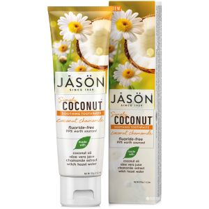 хорошая модель Зубная паста Jason Заживляющая с маслом кокоса Simply Coconut 119 г (078522014966)