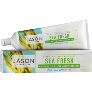 Гелевая зубная паста Jason против зубного камня Sea Fresh с коэнзимом Q10 170 г (078522015307) ТОП в Ужгороде