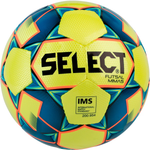 М'яч футзальний Select Futsal Mimas (102) Yellow-Blue (5703543187058) ТОП в Ужгороді