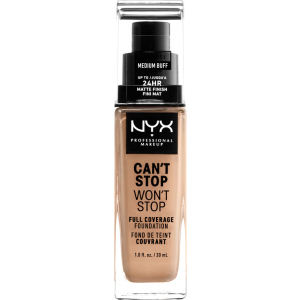 Жидкая тональная основа NYX Professional Makeup Can`t Stop Won`t Stop 24-Hour Foundation 10.5 Medium buff 30 мл (800897181178) надежный