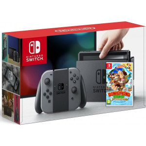 купити Nintendo Switch Gray + Гра Donkey Kong Country: Tropical Freeze