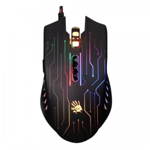 Миша A4Tech Q81 Circuit Bloody Neon XGlide Black USB