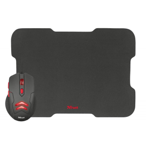 Мишка Trust Ziva Gaming mouse with Mouse pad (21963) краща модель в Ужгороді