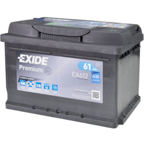 Автомобільний акумулятор Exide Premium 6СТ-61 Н (EA612) 61 Ач (-/+) Euro 600 А (EA612)