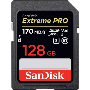 SanDisk SDXC Extreme Pro 128GB V30 UHS-I U3 (SDSDXXY-128G-GN4IN) лучшая модель в Ужгороде