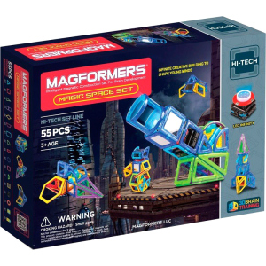 хороша модель Конструктор магнітний Magformers Магія космосу 55 деталей (709005) (8809134368305)