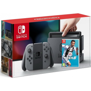 Nintendo Switch Gray + Игра FIFA 19 (русская версия) лучшая модель в Ужгороде