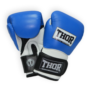 Перчатки боксерские Thor Pro King (PU) 14 унций Blue/White/Black (8041/03(PU) B/Wh/Bl 14 oz.) в Ужгороде