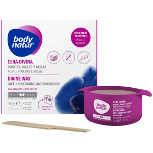 Віск професійний для обличчя області бікіні та пахв Body Natur Divine Wax 100 г + 2 серветки (8414719407258) в Ужгороді