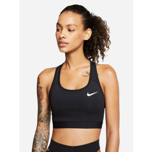 Спортивний топ Nike Swoosh Band Bra Non Pad BV3900-010 M Чорний (193655466694) краща модель в Ужгороді