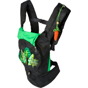 Эрго-рюкзак для переноски ребенка Модный карапуз с сеточкой для проветривания Черный (03-00736) (4823870873637) в Ужгороде