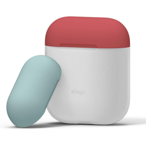 Чохол Elago Duo Case для AirPods Blue/Italian Rose/Coral Blue (EAPDO-LUBL-IROCBL) ТОП в Ужгороді